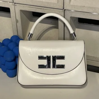 2023 Кожаная ретро-модная сумка-мессенджер, Бамбуковая сумка, седельная сумка, роскошные дизайнерские сумки, кошельки и сумочки, сумка для женщин