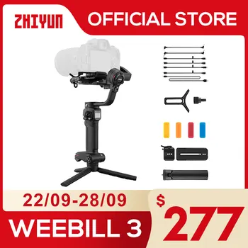 ZHIYUN Официальный Карданный 3-Осевой стабилизатор Weebill 3 для камеры на Открытом воздухе для Беззеркальной зеркальной камеры Canon/Sony/Panasonic/Nikon