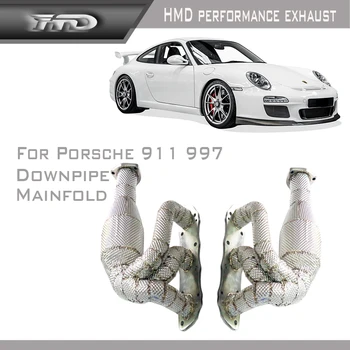 Выпускная магистральная водосточная труба, трехсторонний катализ для Porsche 911 991 997 2005 или 2017 Автомобильные аксессуары, профессиональные запасные части