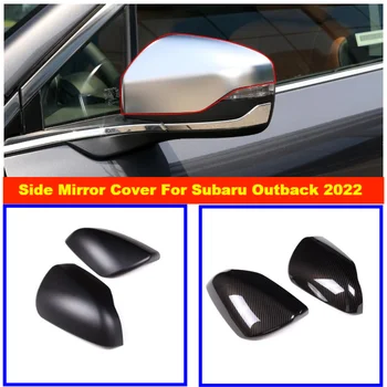 ABS Матовая Черная Крышка Бокового Зеркала заднего Вида, Защитная Накладка Для Subaru Outback 2022-2023, Модификация Автомобильных Аксессуаров