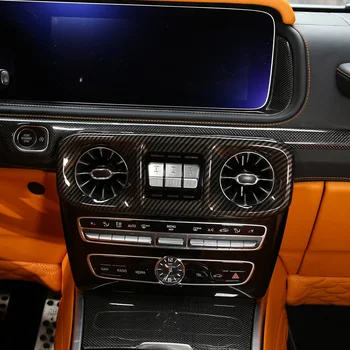 Для Mercedes-Benz G-Class W463 2019 2020 ABS Рамка Центрального Воздуховыпуска с Центральным Управлением, Декоративная Крышка, Аксессуары для Интерьера Против Царапин