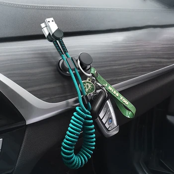 Универсальный автомобильный маленький крючок, липкий крючок-органайзер, прочный клейкий крючок для приборной панели для USB-кабеля, ключа от машины, кабеля для наушников
